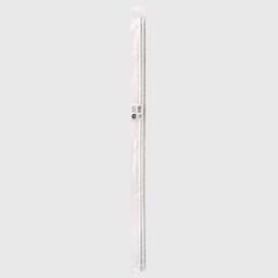La Briantina 2 Curtain Poles, Steel, White, 100 cm