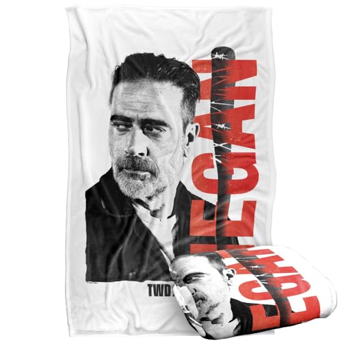 The Walking Dead Negan Silky Touch Super Soft Throw Blanket 91 x 147 Cm