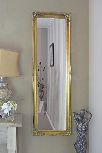 Mirror 49Inch X 16Inch 122cm X 40cm Large Gold Antique Design Ornate Big Dress, 124x41,816693710-2