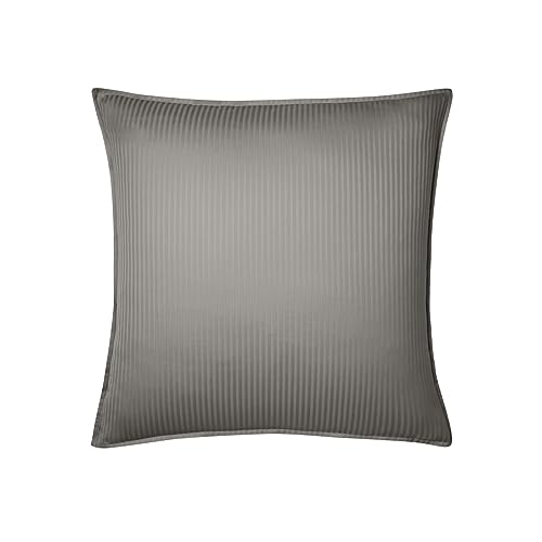 ESSIX Pillowcase, Cotton Satin, Zinc, 65 x 65 cm