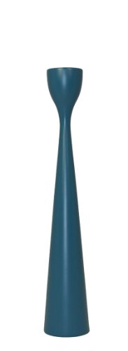 Freemover Rolf Beech Wood Candle Holder, Teal 33 cm