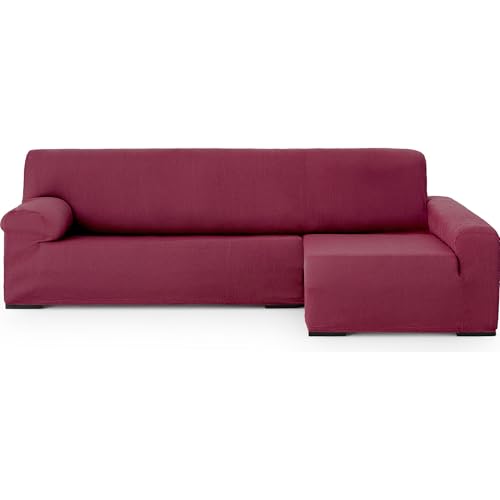 ECOMMERC3 Chaiselong Universal and Versatile Long Right Arm Sofa Cover ??? Bordeaux Long Arm Protector Easy to Install for Back, Seat and Arms
