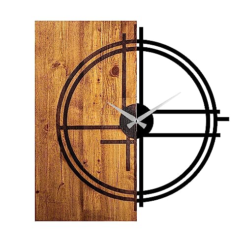 WELL HOME MOBILIARIO & DECORACIÓN Wooden Wall Clock Decorative Circular
