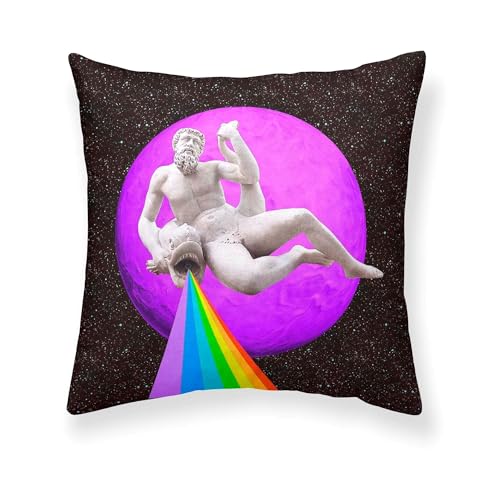 BELUM - Cushion Cover Size: 50 x 50 cm Fabric: 100% Organic Cotton Model: Pride 18 - Cushion Cover LGTBIQ+