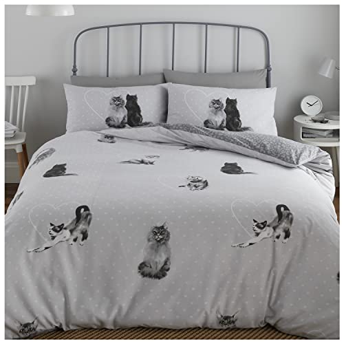 GC GAVENO CAVAILIA Premium Heart Duvet Cover King Size, Super Soft