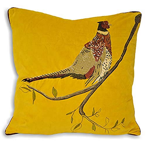 Riva Home Hunter Velvet Polyester Filled Cushion, Green, 45 x 45cm