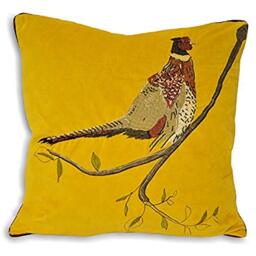 Riva Home Hunter Velvet Polyester Filled Cushion, Green, 45 x 45cm