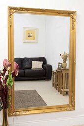 Extra Large Classic Ornate Styled Gold Mirror 5ft7 x 3ft7 (170cm x 109cm)