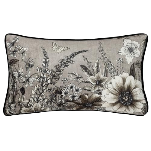 furn. Wylder Nature Harlington Botany Floral Piped Cushion Cover