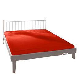 Bassetti 9256251 Fitted Sheet Plain Coral Cotton/Elastane 90 x 190 cm 100 x 220 cm