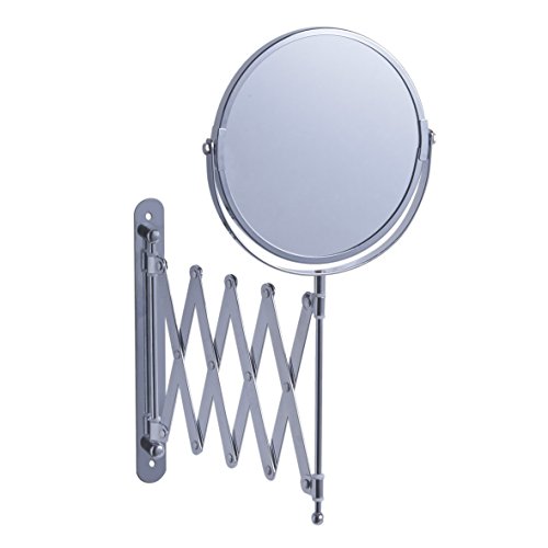 Zeller Wall-Mounted Mirror, Metal, Multi-Colour, 9-45 x 18.5 x 37 cm