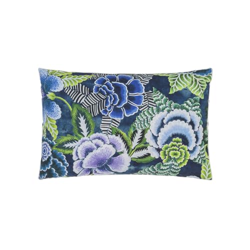 Damask Indigo Rose Pillowcase 50 x 75 cm Designers Guild