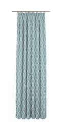 Adam Maroccan Shiraz/Curtain 145 x 145 cm/Ruffle Tape/Turquoise