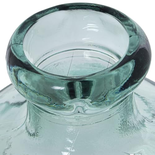 Alexandra House Living Recycled Glass Vase Fixalo Transparent Glass 40 x 40 x 45 cm