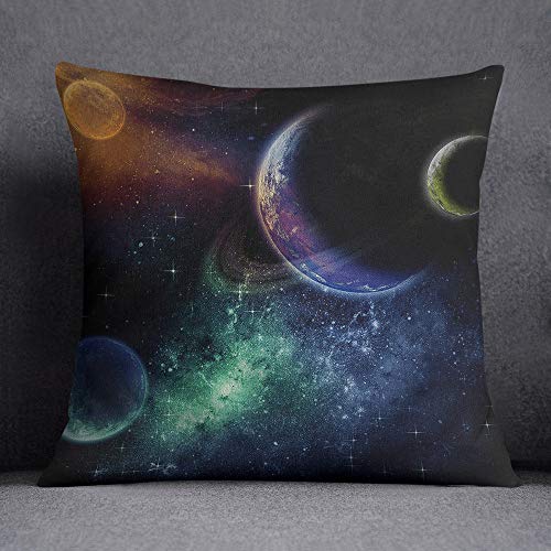 Bonamaison Decorative Cushion Cover, Throw Pillow Case, Size: 45X45 Cm - Designed and Manufactured in Turkey