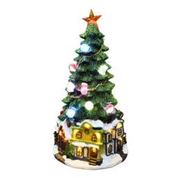Christmas Tree Figure Prelit 30cm Battery Operated Table Top Xmas Décor