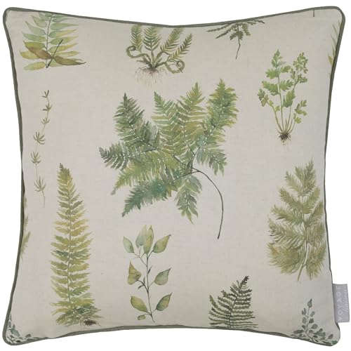 Voyage Maison Verbena Cushion Cover (Linen - 50x50cm) - Hand Painted Wildflower Cotton Blend Botanical Elegance Case