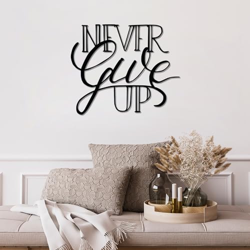 Stylish Black Decorative Metal Wall Accessory, 55 x 46 cm, 100% Metal, 1.5 mm Thickness, Lightweight (0.46 kg), Perfect for Modern Home Decor