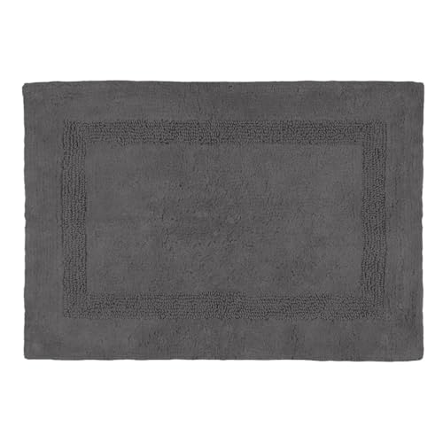 Stof Lovely Casa Indoor Rug – Size 50 x 80 cm – 100% Cotton – Anthracite – Softness Model – Ideal for All Rooms of the House – Washable – Soft and Comfortable