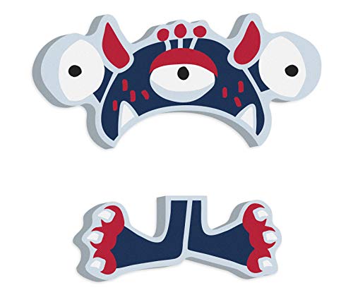 Small Foot 12088 ABC Wooden Monster Al Letters Ideal as Decoration of Wooden Letters, Decoration or Door Sign