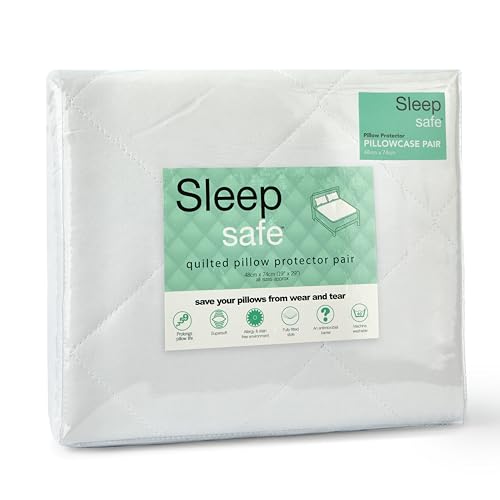 Emma Barclay Quilted Mattress Protector - Microfibre - Pillowcase (Pair)