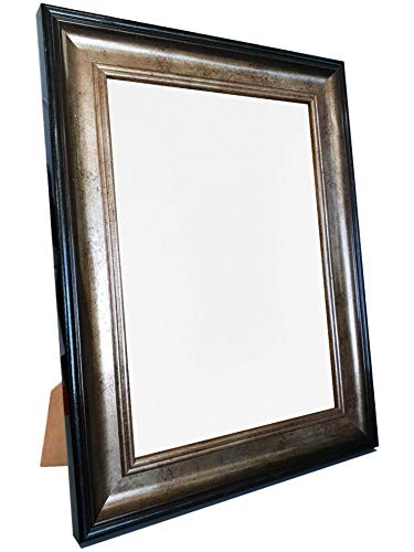 FRAMES BY POST Scandi Vintage Black & Gold Picture Photo Frame 8 x 8 inch