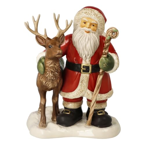Goebel Santa and the King of the Forest Christmas Figurine
