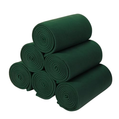CAI TENG Blankets Throws Fleece Blanket Bulk Green Lightweight Warm Kids Blanket Soft Cozy Deco Christmas 50 x 60 inch Dog Blanket Bulk Fleece Fabric Blanket for Bed Sofa Couch Office Outdoor 6 Pack