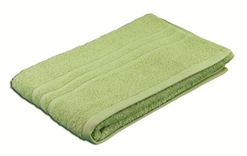 G??zze - Elegant Bath Towel, Sylt, 100% Cotton, Heavy Weight (440 g/m??), 100 x 150 cm - Lime