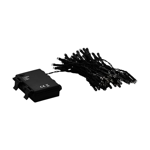 Eglo LED Battery-Powered Fairy Lights for Outdoor use Z_Solar, Timer, Colourful Balcony Decor, LED Chain, RGB