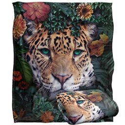 Bcreative - Reinders Reinders Tiger Silky Touch Super Soft Throw Blanket 152 X 127 Cm