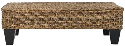 SAFAVIEH Bohemian Rattan Table with Low Profile, in Natural