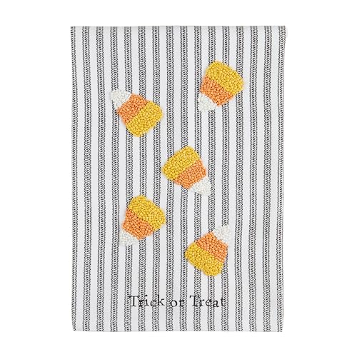 "Mud Pie Halloween Bead Towel, Candy, 26"" x 14"""