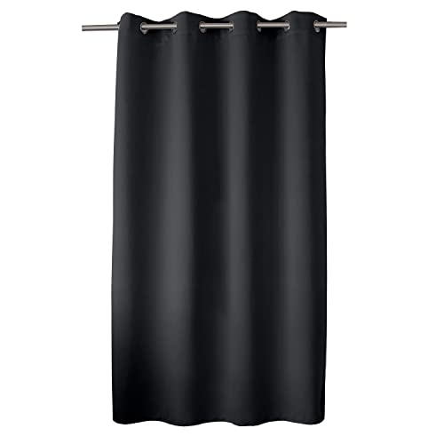 Enjoy Home 2010grf140180 Blackout Curtain with 8 Eyelets Polyester 180 X 140 Cm Dark Grey