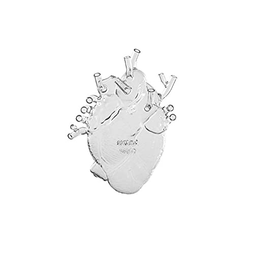 LOVE IN BLOOM GLASS HEART VASE SELETTI - Seletti Love in Bloom Glass Heart Vase 25 cmThe Seletti Love in Bloom vase in the refined version in blown glass intact