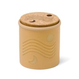 Paddywax Scented Candles Dune Collection Artisan Soy Wax Candle in Ceramic Jar with Cork Lid, 226g, Orange Zest & Bergamot