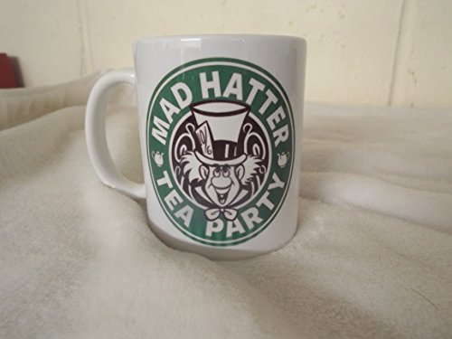 Mad Hatter Tea Party Alice 11oz Ceramic Mug Xmas Birthday Gift
