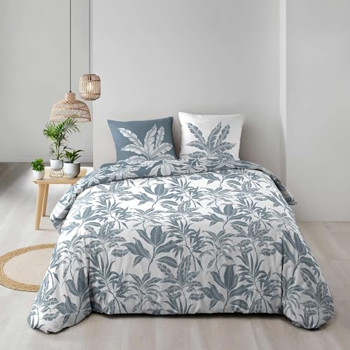 Douceur d'Intérieur, Reversible 3-Piece Bedding Set (240 x 220 cm) Hera, 100% Cotton