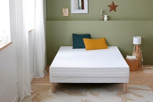Abeil 15000000970 Foam mattress AB100 with removable cover white 200 x 90 x 14 cm