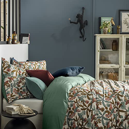 Jane Cruise Plain Cotton Percale Duvet Cover 200 x 200 cm Essix