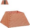 Mica Decorations Christmas Tree Skirt - L 50 x W 50 x H 30 cm - Gold, Red