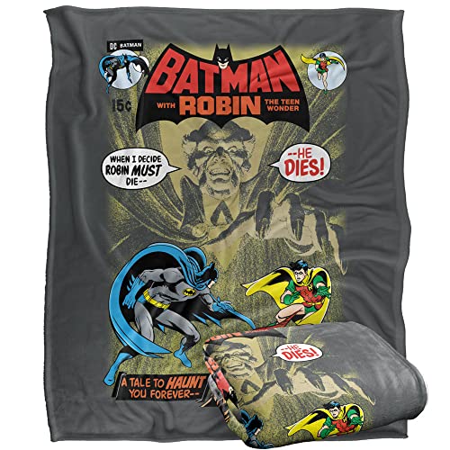 BATMAN #232 Cover Officially Licensed Silky Touch Super Soft Throw Blanket 152 x 127 cm