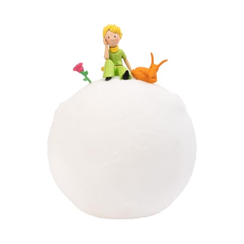 Grupo Erik Moon Lamp The Little Prince - Night Light Kids, Night Lamp Bedside, Mood Lighting, Nightlight, Mood Light - Le Petit Prince Cute Room Decor, Cute Stuff