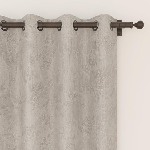 Soleil d'ocre, Emilien Blackout Curtain with Eyelets 135 x 300 cm
