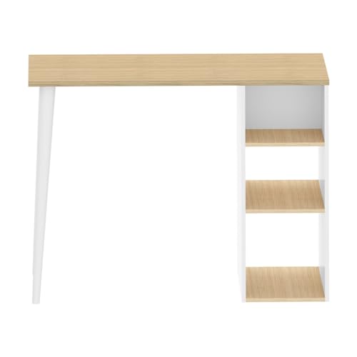 Symbiosis Baco Bar Table 120x50x90cm Melamine White and Light Oak, Multi, one Size