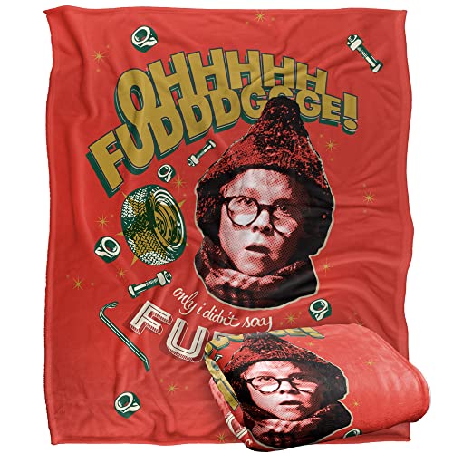 A CHRISTMAS STORY Oh Fudge Silky Touch Super Soft Throw Blanket 152 x 127 cm