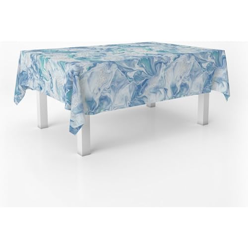 ECOMMERC3 - Oilcloth Tablecloth Rectangular Table Size 300 x 140 cm Style, Durability and Easy Cleaning for Your Table ??? Stain Resistant and Waterproof Oilcloth Tablecloth