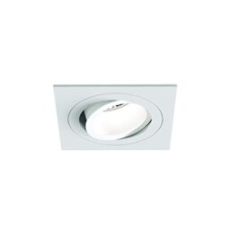 Astro Pinhole Slimline Square Adjustable Fire-Rated Indoor Downlight (Matt White), GU10 LED Lamp, Designed in Britain - 1434004-3 Years Guarantee
