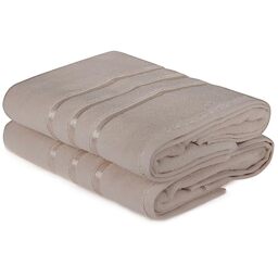WELL HOME MOBILIARIO & DECORACIÓN Bath Towel Set (2 Piece) Light Yellow