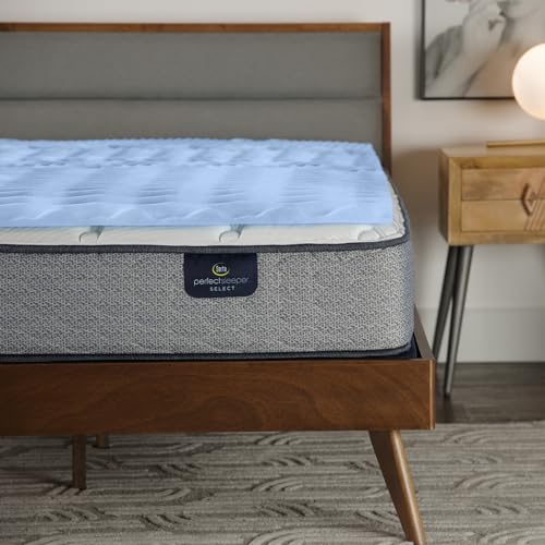 Serta Comfort Zone Memory Foam Mattress Topper, King, Blue